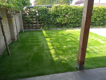 Kunstgras in achtertuinTerheijden